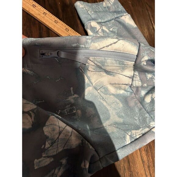 Nike Mens Medium Therma Fit Blue Icebreaker Camo Hoodie Pullover Fleece - Picture 7 of 9